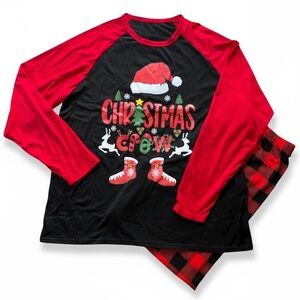 Festive Christmas Crew Pajama Set